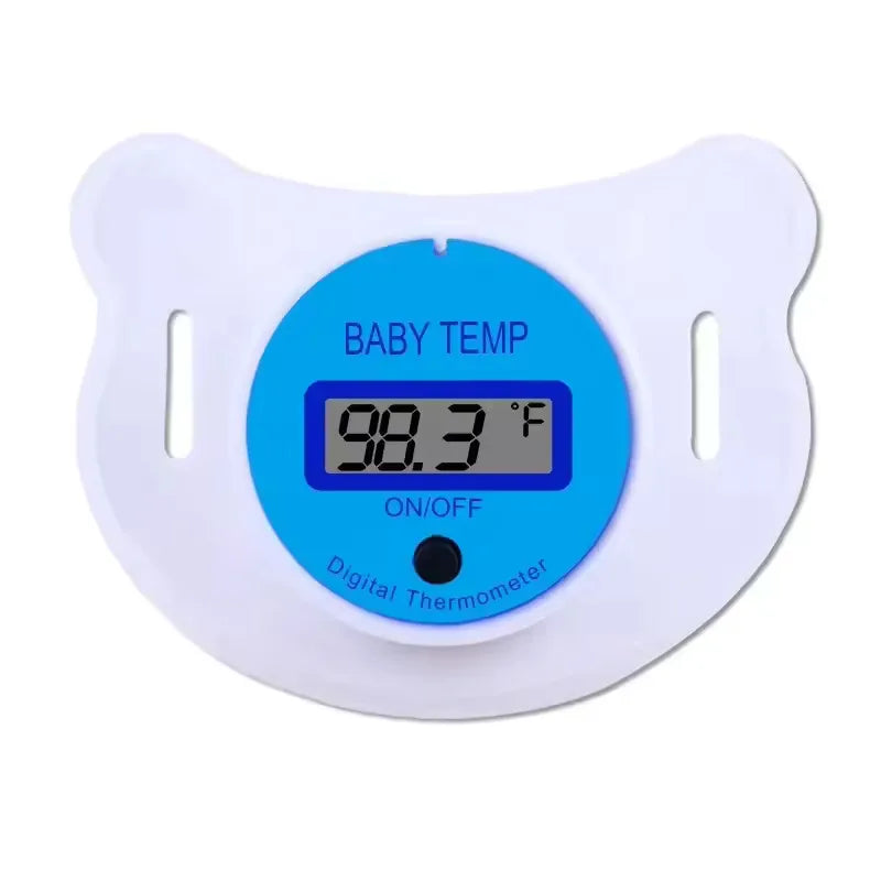 LCD Children's Health Safety Care Nipple Medical Silicone Pacifier Digital Thermometer for Baby Temperature Measuring Instrument