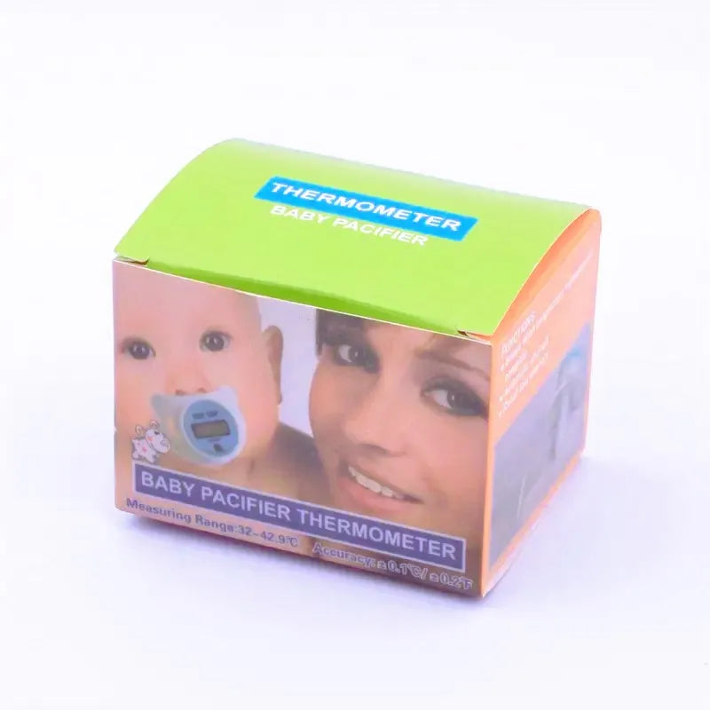 LCD Children's Health Safety Care Nipple Medical Silicone Pacifier Digital Thermometer for Baby Temperature Measuring Instrument