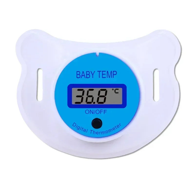 LCD Children's Health Safety Care Nipple Medical Silicone Pacifier Digital Thermometer for Baby Temperature Measuring Instrument