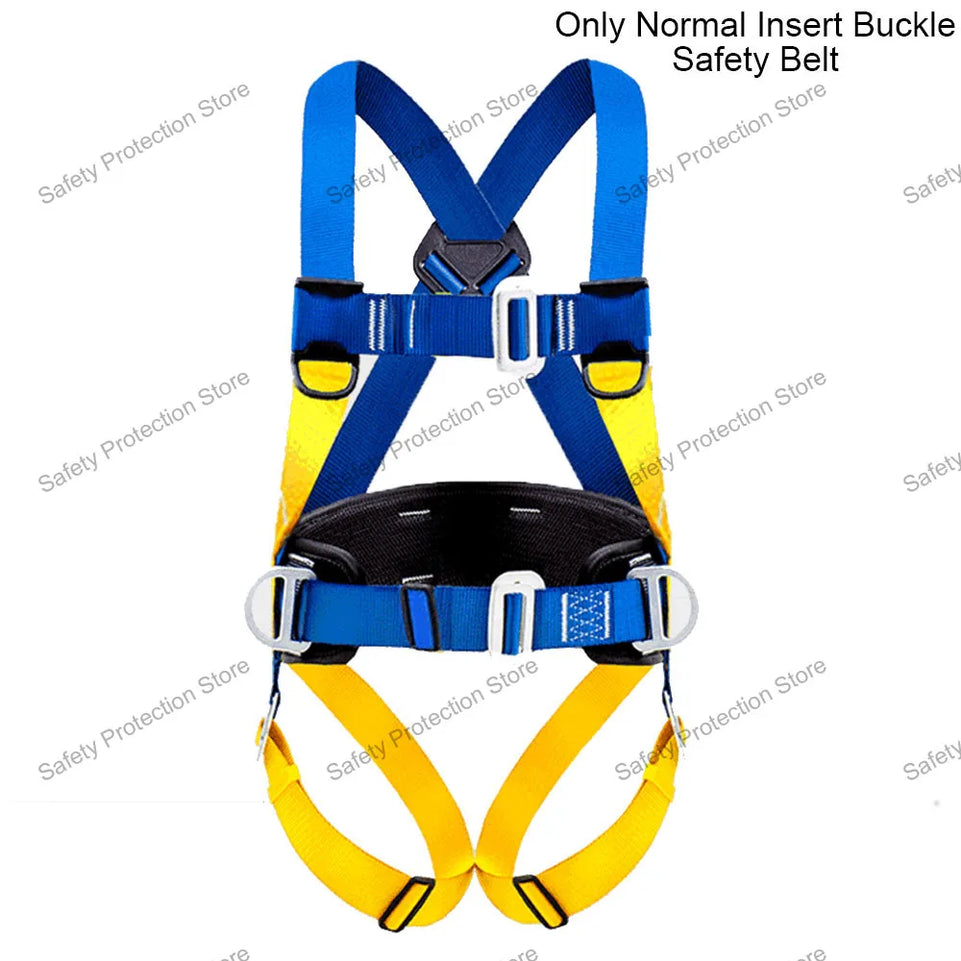 Full Body High Altitude Work Safety Harness Five-point Safety Belt Outdoor Climbing Training Construction Protective Equipment
