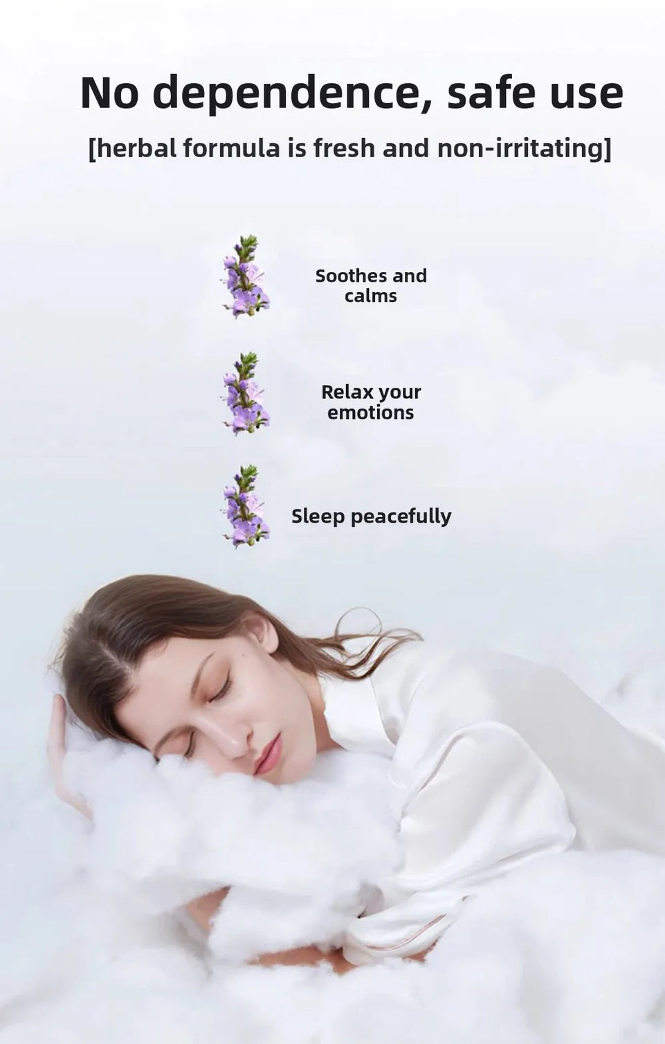 Herbal Sleep Roll-On -Aromatherapy Slumber Balm Agarwood Oil & Acupressure Formula for Natural Insomnia Relief Rollerball