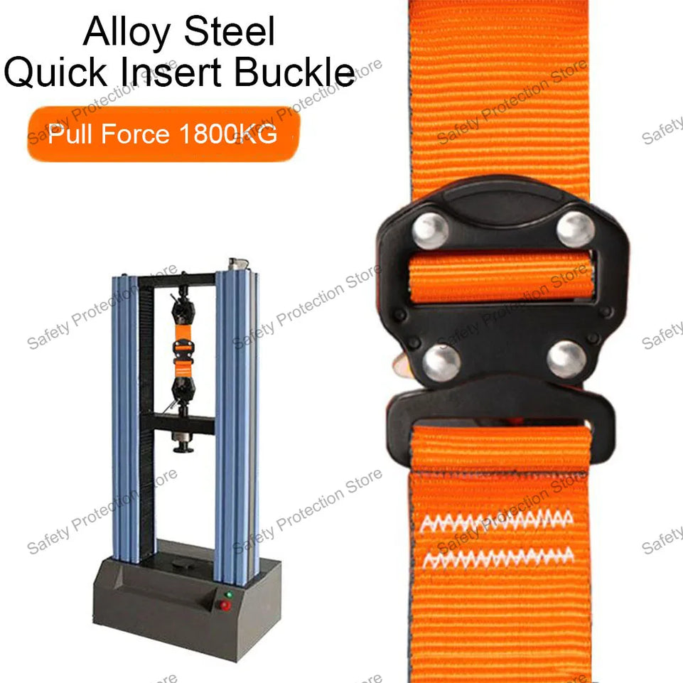 Full Body High Altitude Work Safety Harness Five-point Safety Belt Outdoor Climbing Training Construction Protective Equipment
