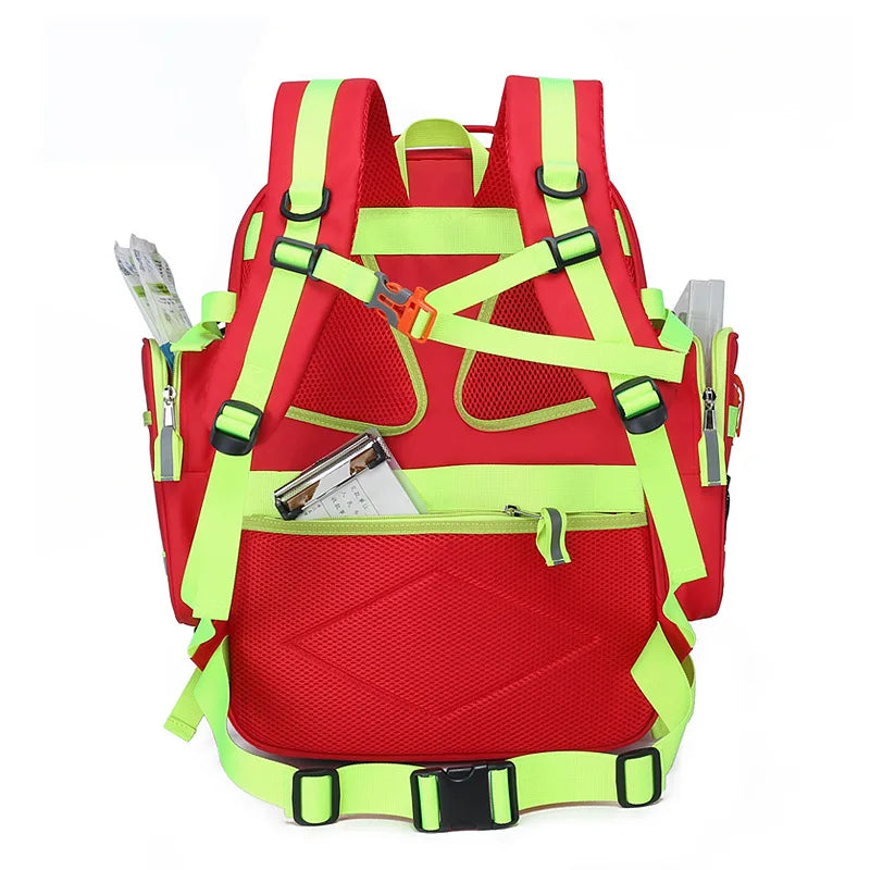 First Aid Kits Empty Emergency Backpacks First Responder Medical Supplies Trauma Bag for Disaster Relief Field Trips Camping