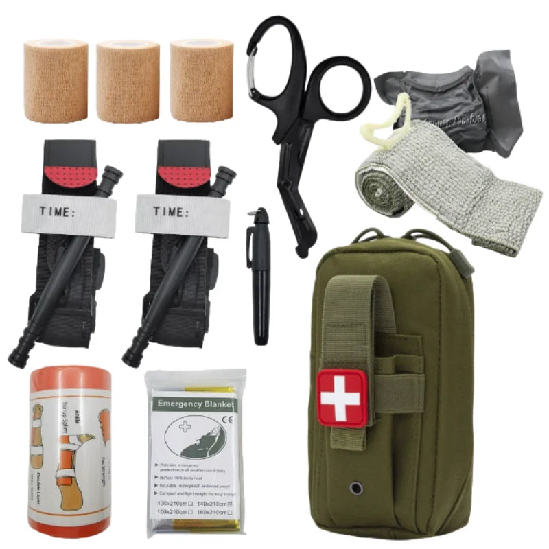 Outdoor travel adventure first aid kit, home emergency first aid kit