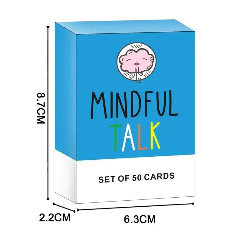 MINDFUL TALK Family Card Games: A Fun and Engaging Way to Bring Your Family Closer While Practicing Mindfulness