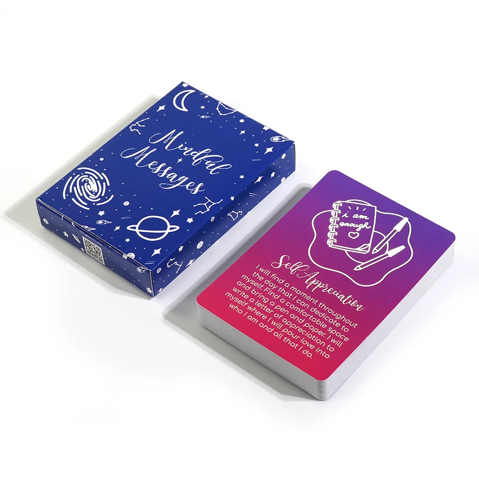 Mindful Messages Cards Daily Inspiration Deck Positive Affirmations Included Spiritual Tool for Self Care and Mindfulness Beauti