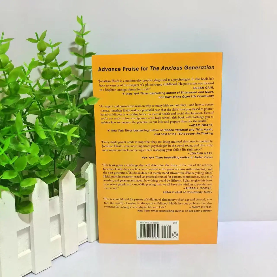 The Anxious Generation Mental Health Books Of Adolescents How The Great Rewiring Of Child-Hood Is Causing Of Mental Illness Book
