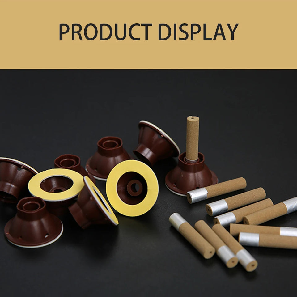 100pcs Moxas Acupuncture Stick Detoxificatio Replaceable Moxibustion Burning Tube Natural Therapy Health Safety for Beauty Salon