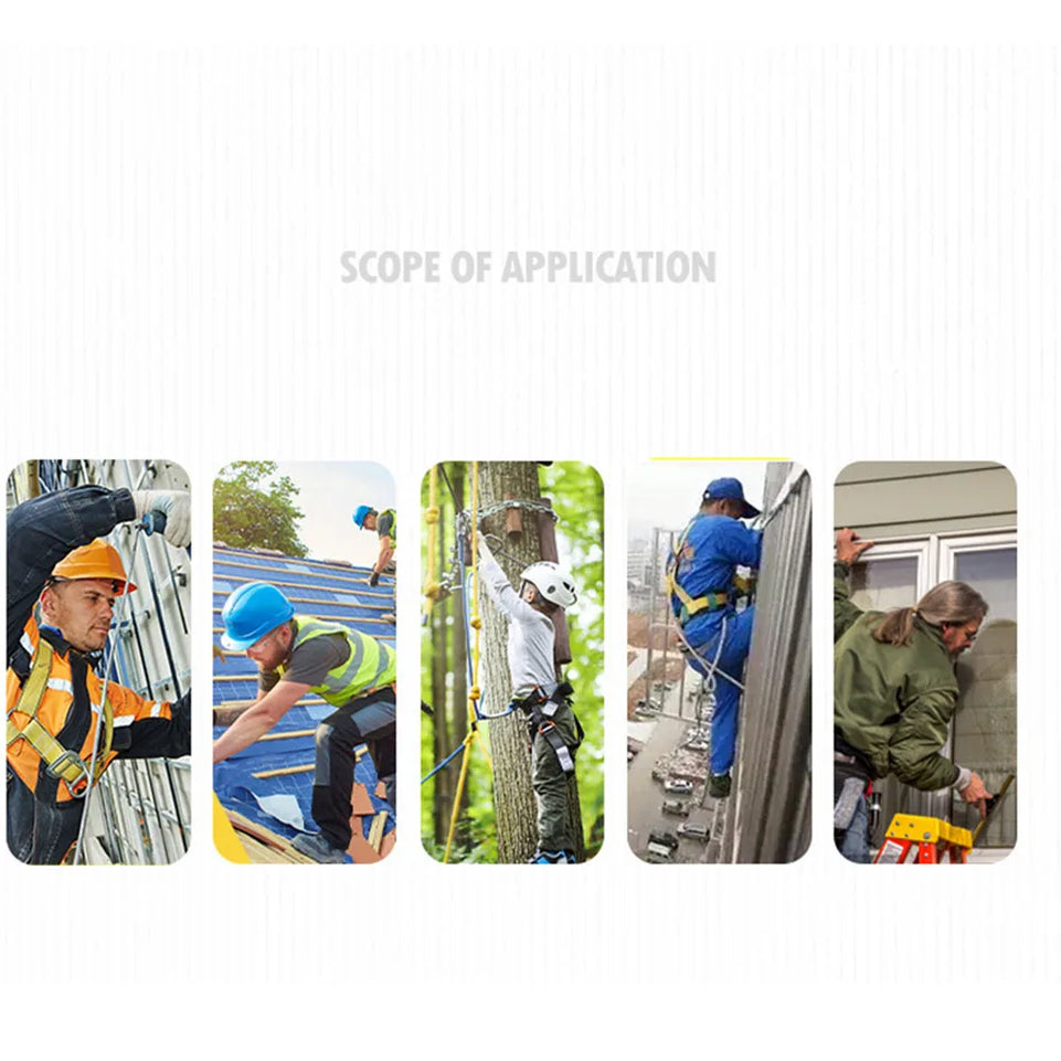 Full Body High Altitude Work Safety Harness Five-point Safety Belt Outdoor Climbing Training Construction Protective Equipment