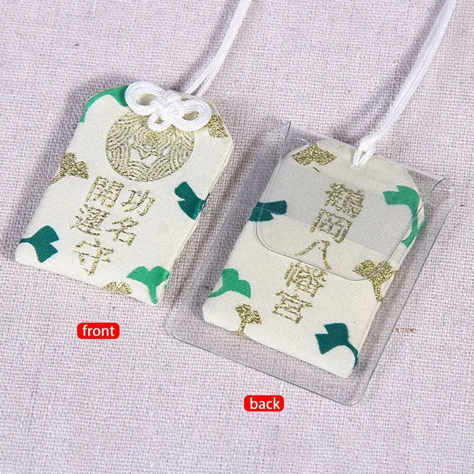 1PC Japanese Prayer Omamori Pray Fortune Beauty Health Safety Lucky Charms Wealth Bag Guard Pendant Keychain Couple Gift