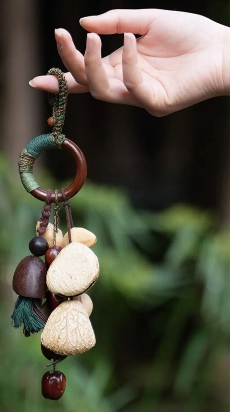 Mindfulness Wind Chimes Diapason Meditation Wind Chime Yoga Relaxation Nut Shell Bells Sound Healing Musical Instrument Bell