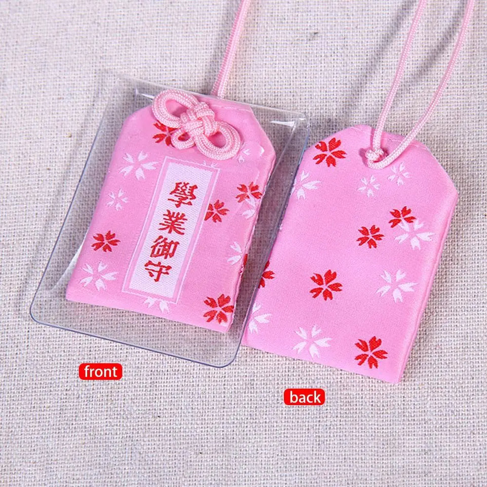 1Pcs New Japanese Prayer Omamori Pray Fortune Beauty Health Safety Lucky Charms Wealth Bag Guard Pendant Keychain Couple Gift