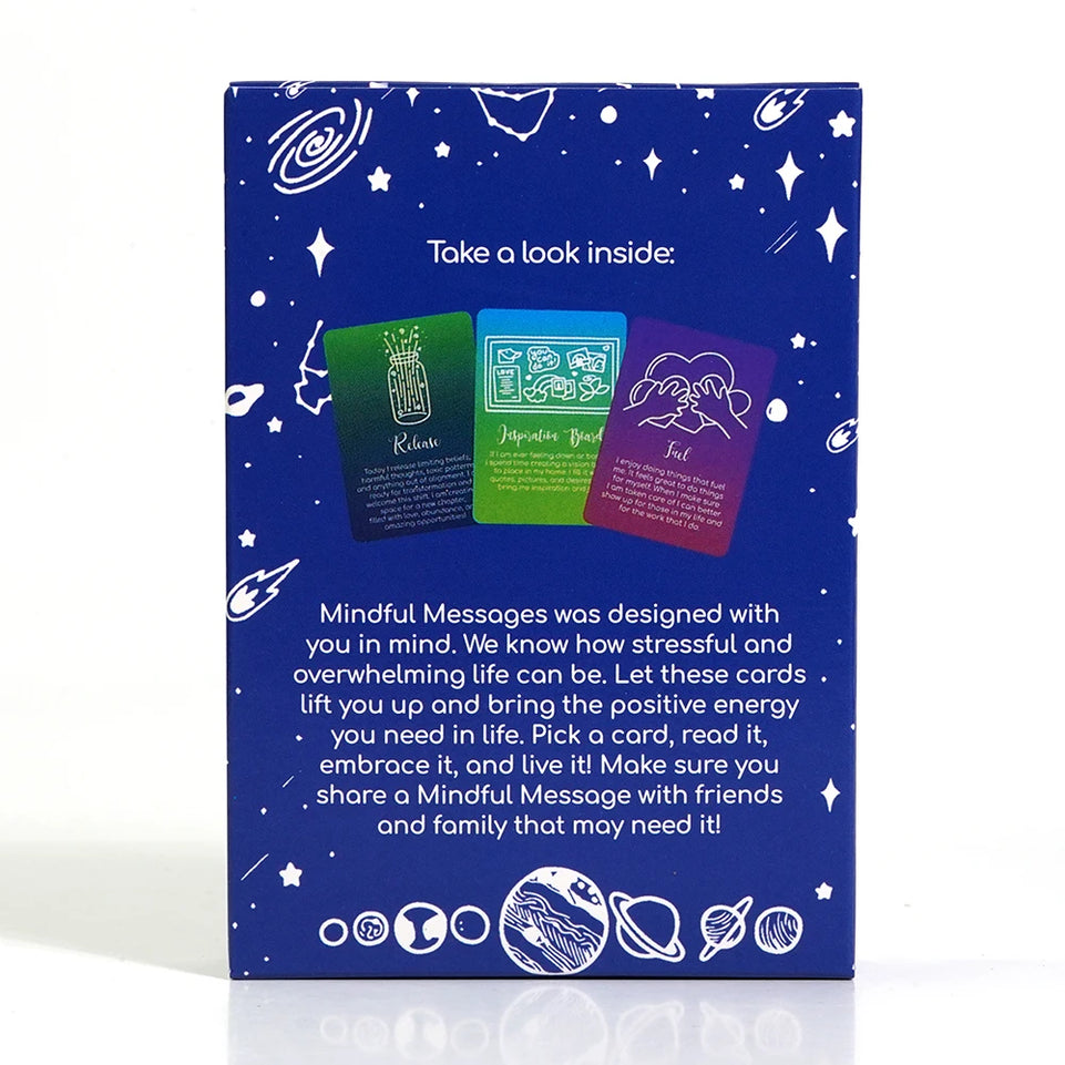 Mindful Messages Cards Daily Inspiration Deck Positive Affirmations Included Spiritual Tool for Self Care and Mindfulness Beauti