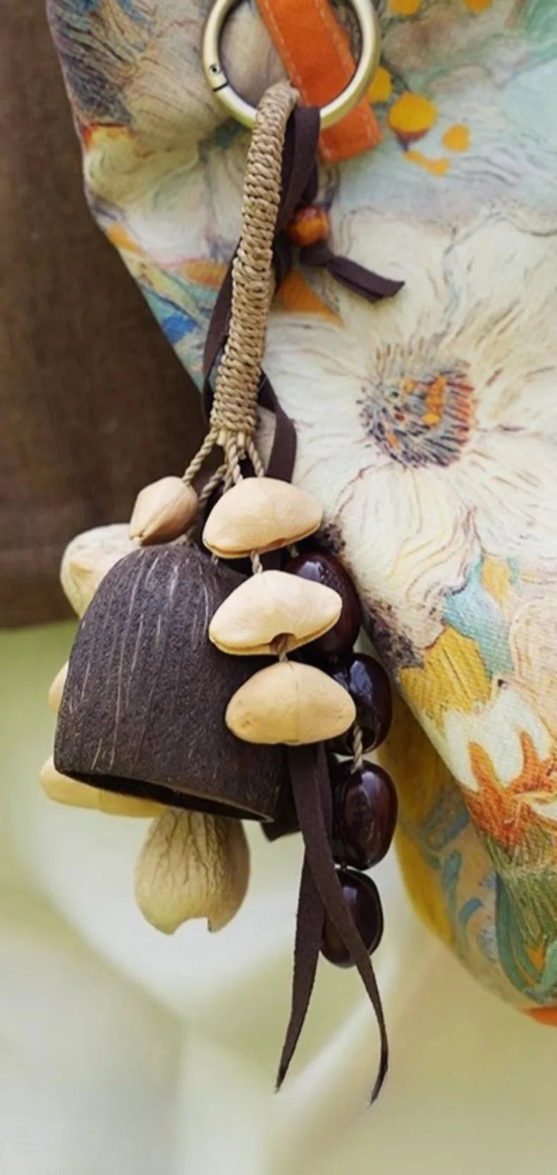 Mindfulness Wind Chimes Diapason Meditation Wind Chime Yoga Relaxation Nut Shell Bells Sound Healing Musical Instrument Bell