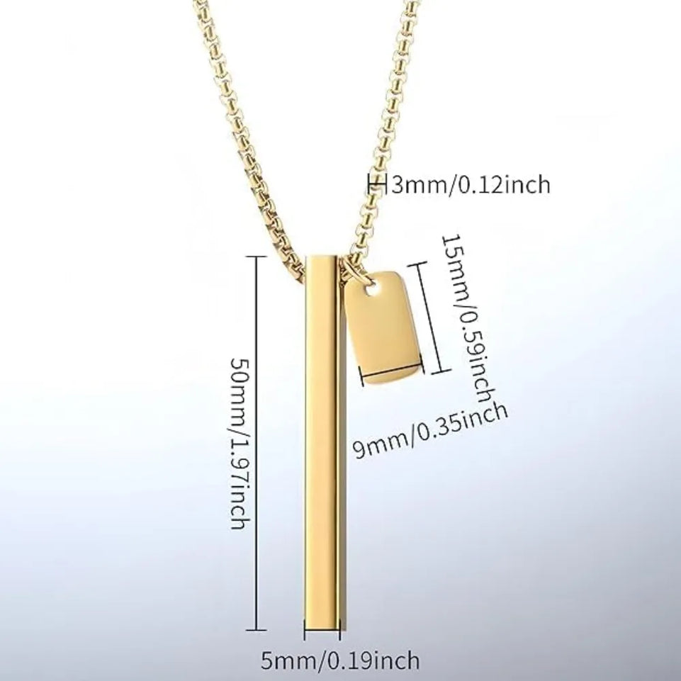 New Stainless Steel Mindfulness Meditation Pendant Adjusts Breathing Relieves Stress Relieves Anxiety Quit Smoking Yoga Necklace