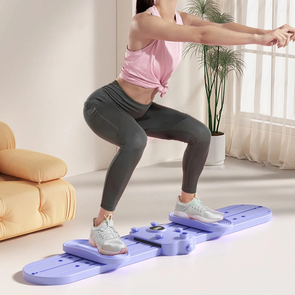 Portable Ski Machine for Fitness Home Workout Durable Cross-Training Exercise Equipment for Full Body Cardio Workout Gym