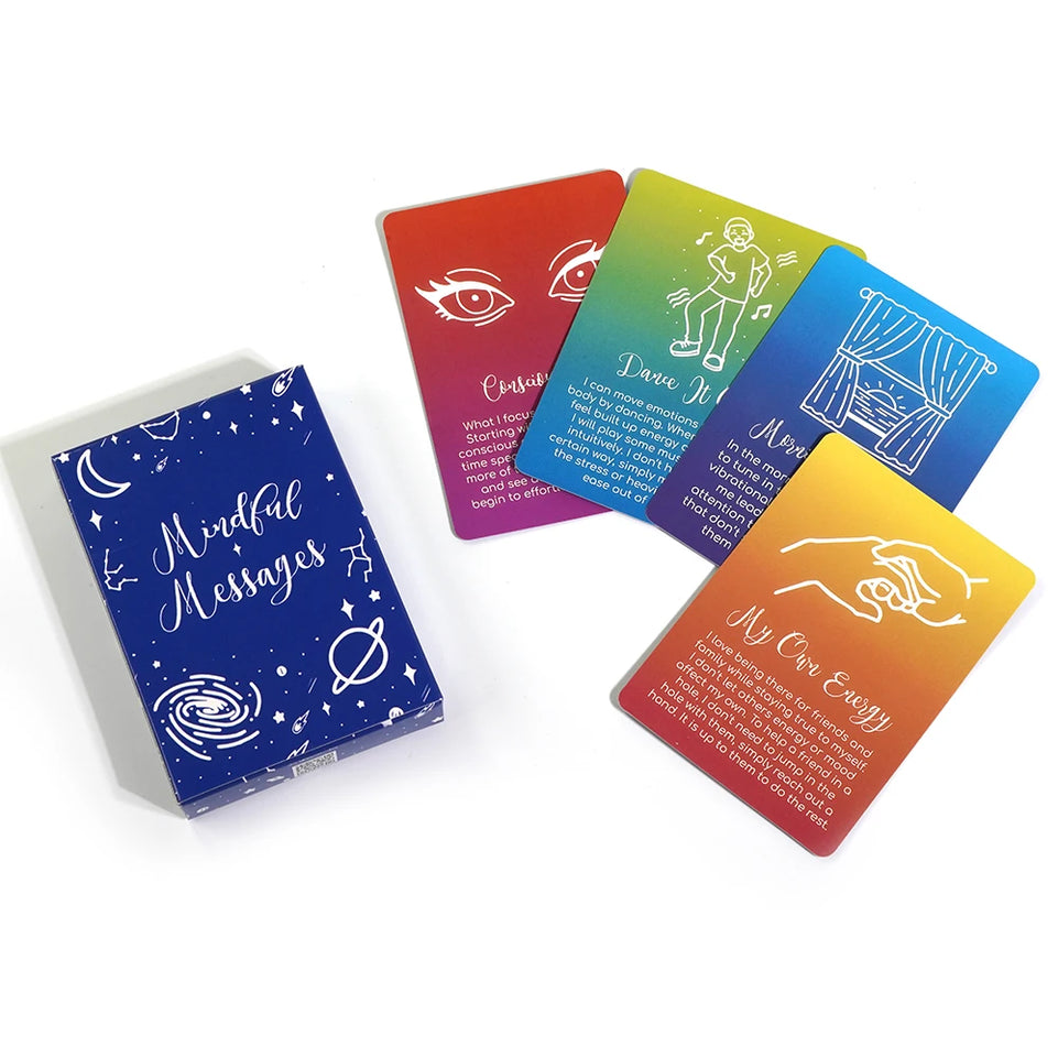 Mindful Messages Cards Daily Inspiration Deck Positive Affirmations Included Spiritual Tool for Self Care and Mindfulness Beauti