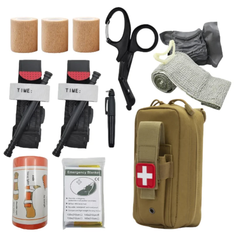 Outdoor travel adventure first aid kit, home emergency first aid kit