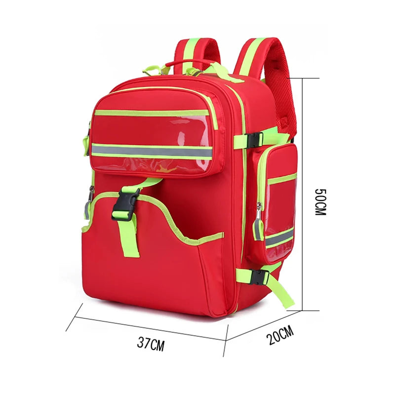 First Aid Kits Empty Emergency Backpacks First Responder Medical Supplies Trauma Bag for Disaster Relief Field Trips Camping