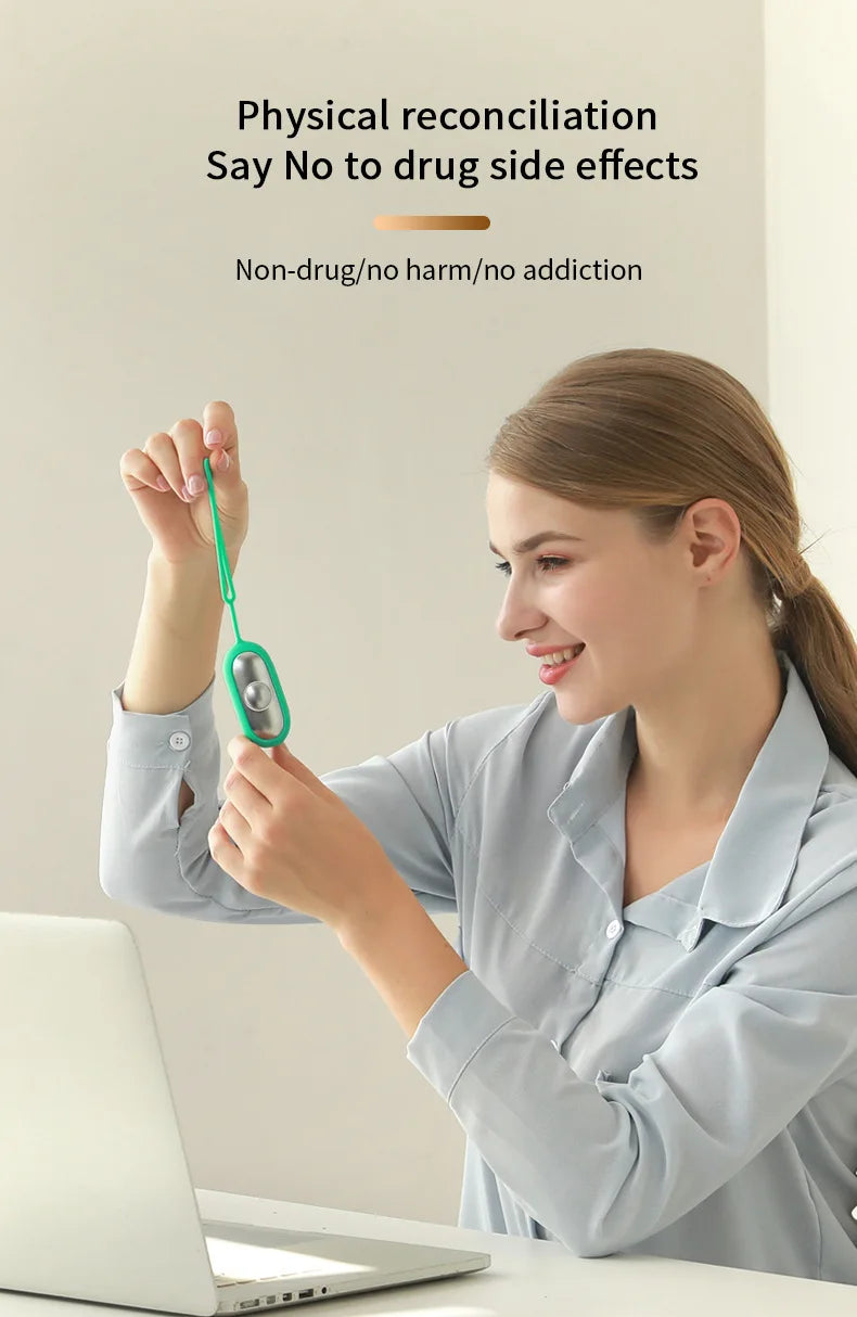 Smart Microcurrent Handheld Sleep Aid Anxiety Stress Relief Non-Medical Insomnia Helper Deep Relaxation Gadget Portable Home Use