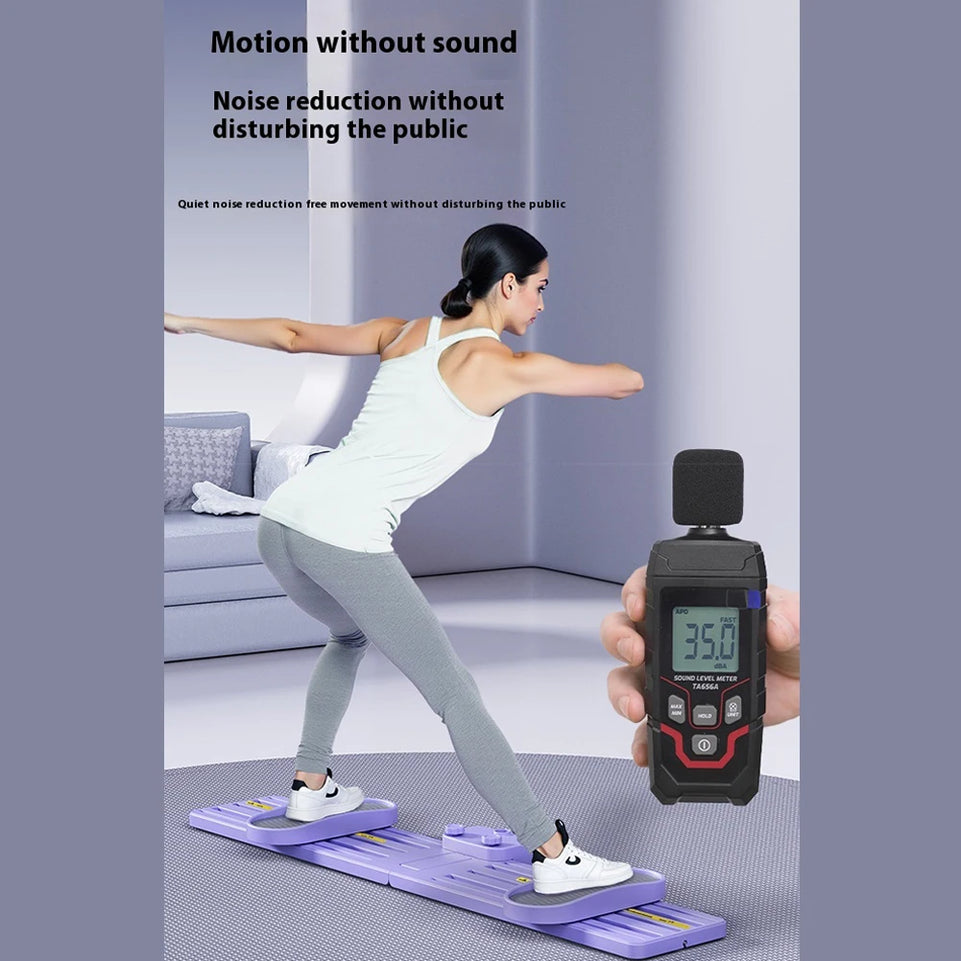 Portable Ski Machine for Fitness Home Workout Durable Cross-Training Exercise Equipment for Full Body Cardio