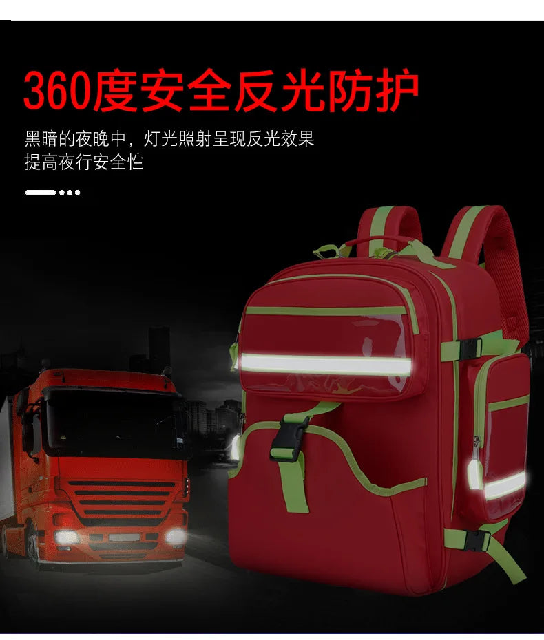 First Aid Kits Empty Emergency Backpacks First Responder Medical Supplies Trauma Bag for Disaster Relief Field Trips Camping
