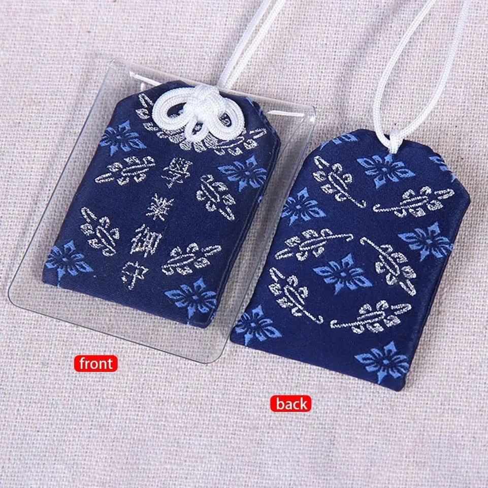 1PC Japanese Prayer Omamori Pray Fortune Beauty Health Safety Lucky Charms Wealth Bag Guard Pendant Keychain Couple Gift