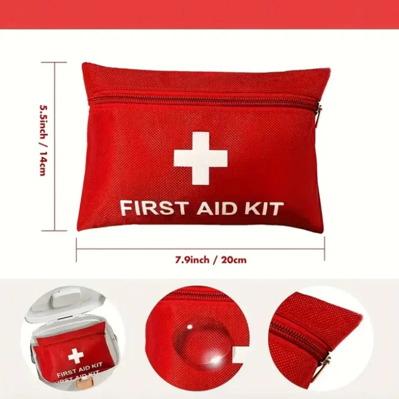 14pcs Small First Aid Kit For Emergency, Home, Camping, Travel,Sports, Office, Outdoor, Car, School Emergency Medical supplies F
