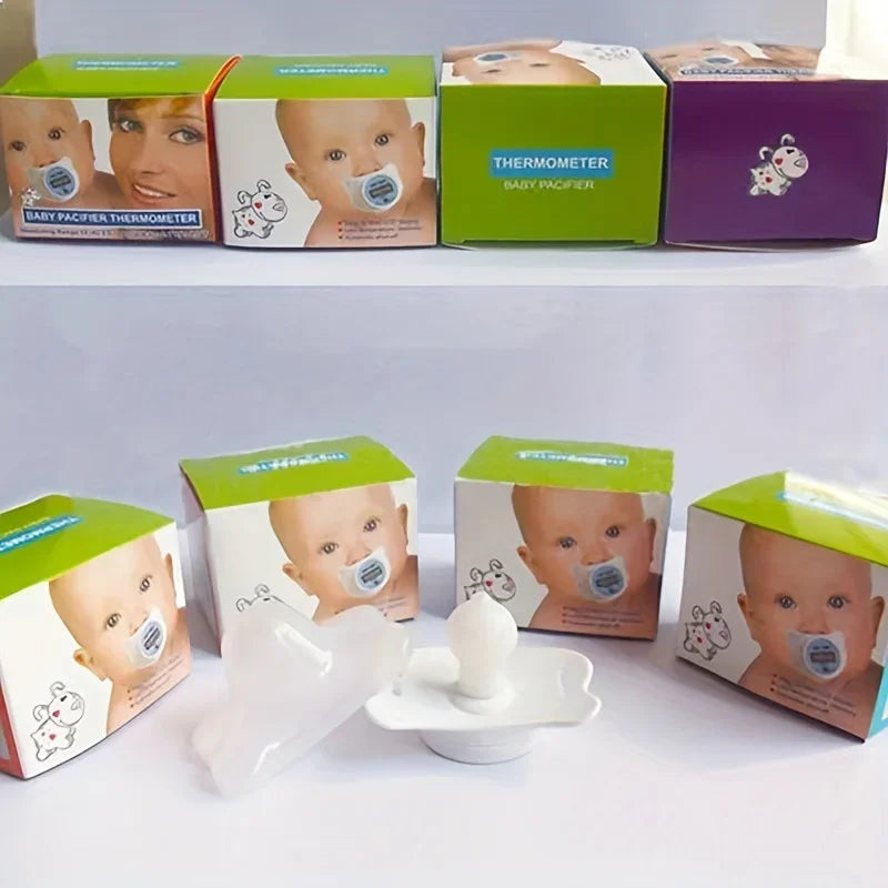 LCD Children's Health Safety Care Nipple Medical Silicone Pacifier Digital Thermometer for Baby Temperature Measuring Instrument
