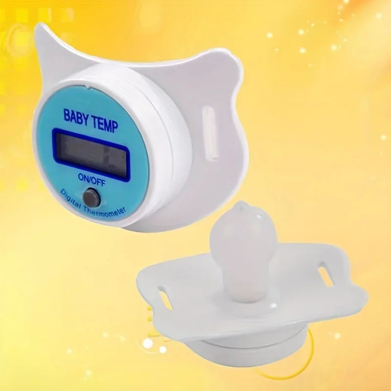 LCD Children's Health Safety Care Nipple Medical Silicone Pacifier Digital Thermometer for Baby Temperature Measuring Instrument