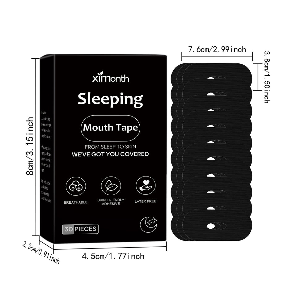 Sleeping Mouth Tape Right Way Stop Snoring Reduce Mouth Dryness Home Travel Better Nose Breathing Correction Strip Lip Stickers
