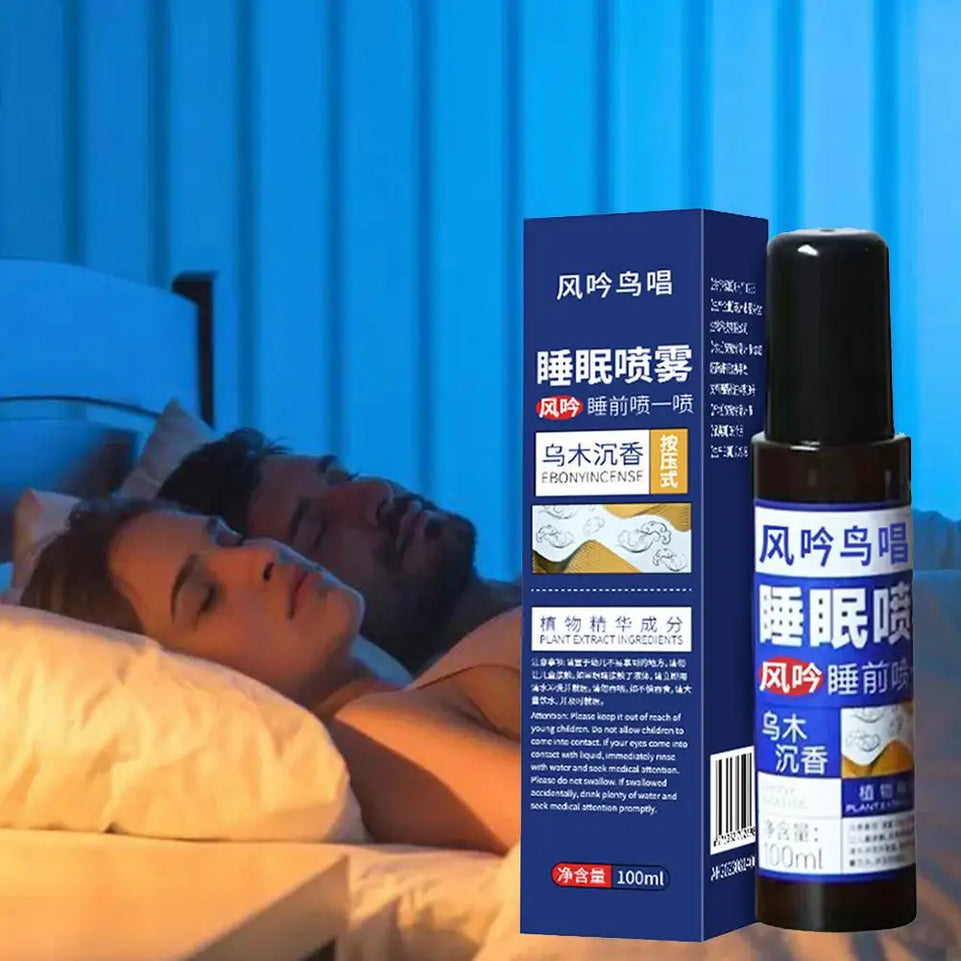 100ml Sleeping Spray For Room Linen Deep Sleep Mist Ebony Agarwood Sleep Spray Fall Asleep Fast Aromatherapy Sleep Y9c7 W6F5
