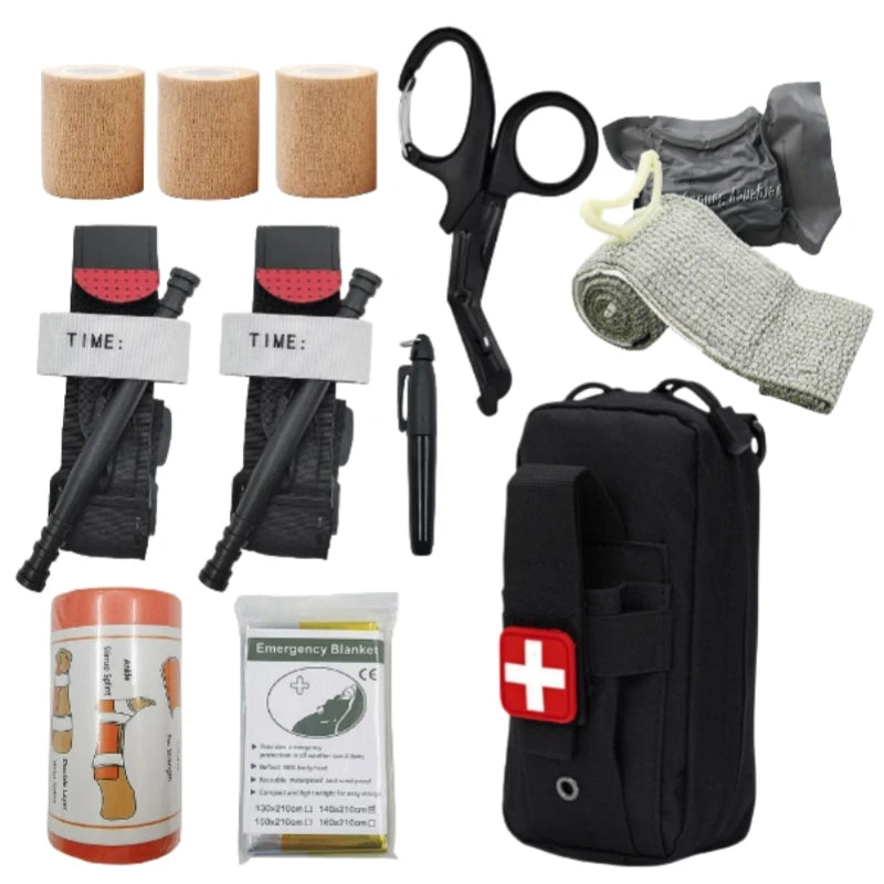 Outdoor travel adventure first aid kit, home emergency first aid kit