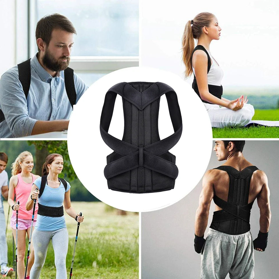 Back Posture Corrector Shoulder Support Belt Upper and Lower Back Pain Relief Improve Spine Clavicle Brace Posture Vest belt