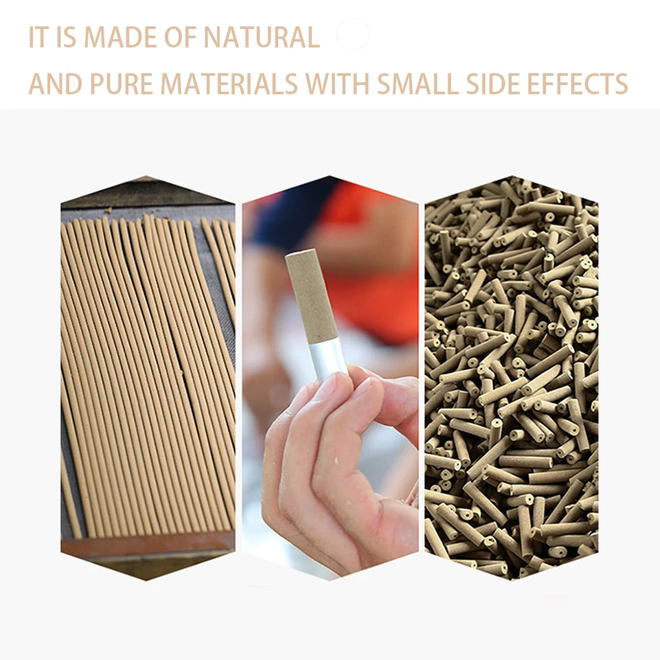 100pcs Moxa Burning Column Slimming Replaceable Moxibustion Stickers Self-adhesive Natural Therapy Health Safety for Health Care