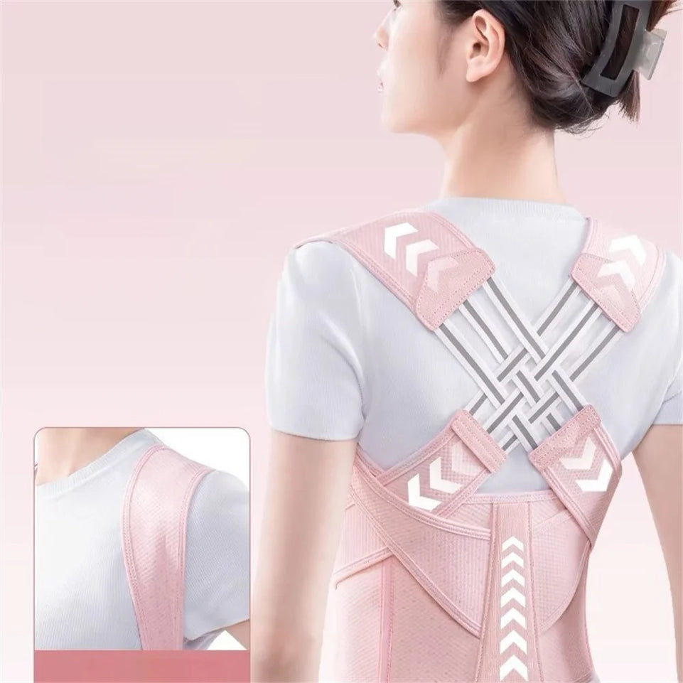 Posture Corrector for Women and Men, Adjustable Shoulder Posture Brace, Back Straightener Posture, Used for Middle Upper Spine