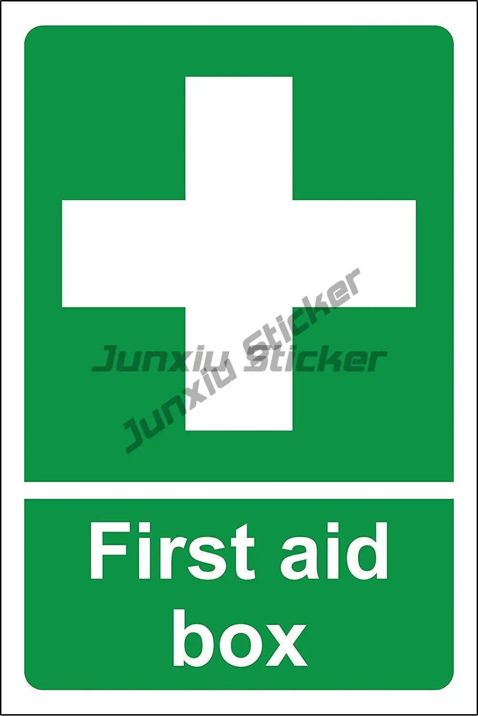 Emergency First Aid Kit Sticker Decal Notebook Car Laptop Reflective First Aid Box Styling Window Waterproof  Accessories