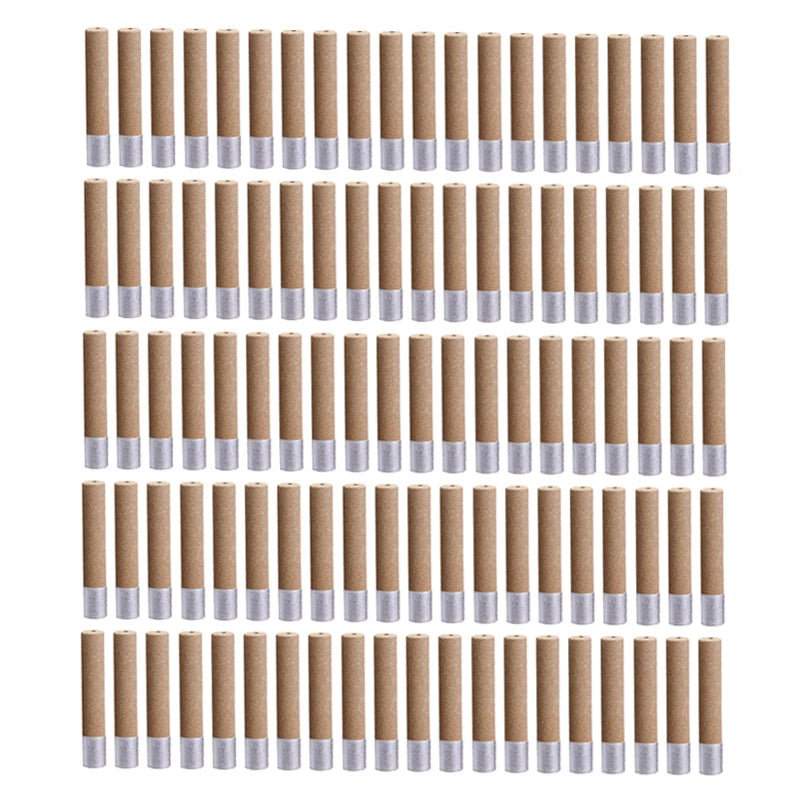 100pcs Moxa Burning Column Slimming Replaceable Moxibustion Stickers Self-adhesive Natural Therapy Health Safety for Health Care