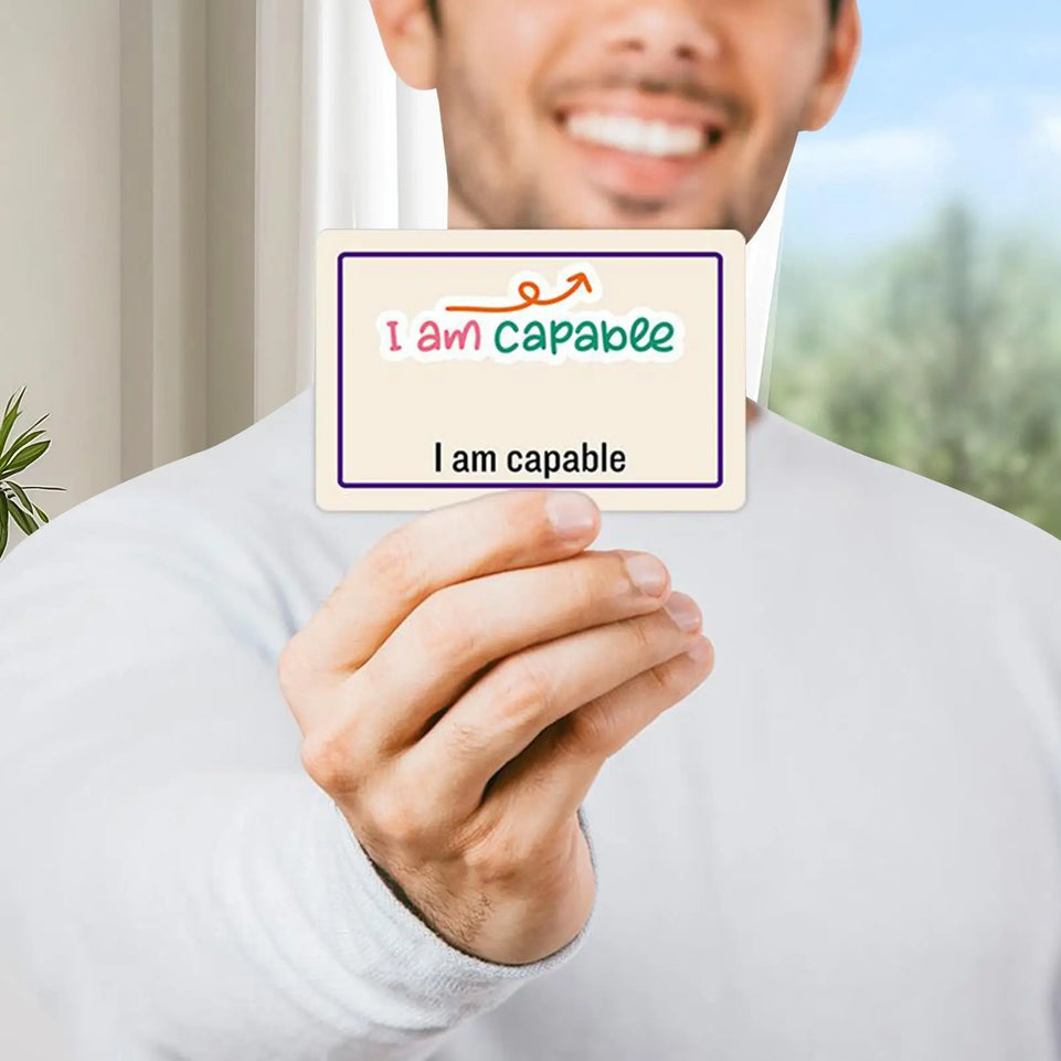 52 Double Sided Mental Health Cards Portable Feelings Emotions Learning Tool for Social Situations Stress Management Mind Brain