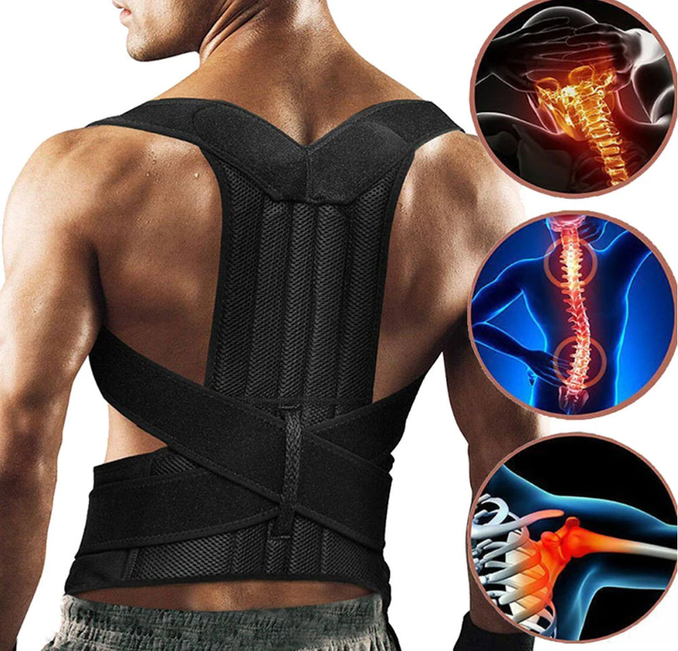 Back Posture Corrector Shoulder Support Belt Upper and Lower Back Pain Relief Improve Spine Clavicle Brace Posture Vest belt