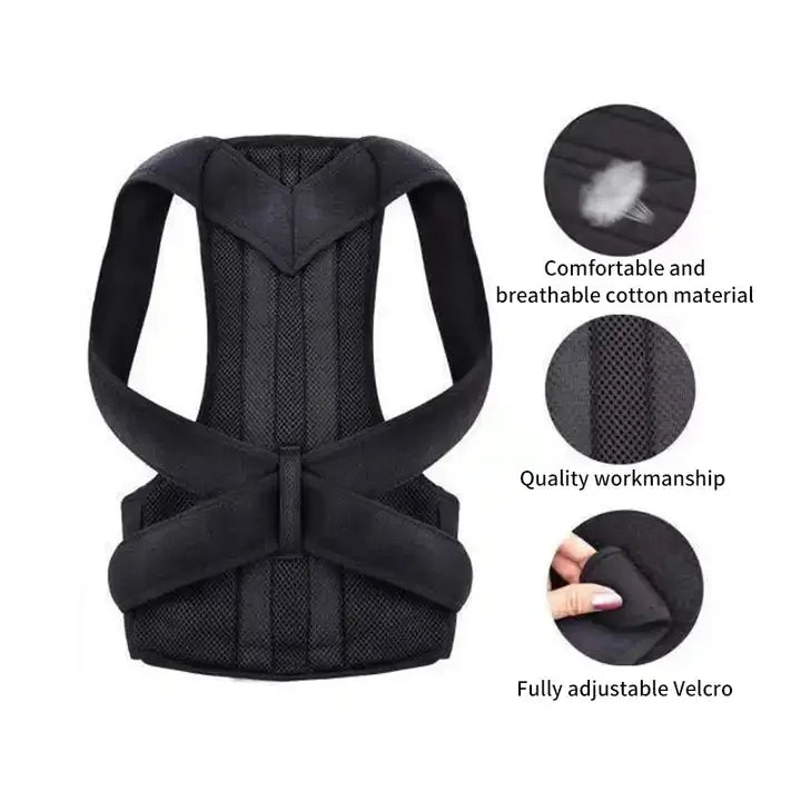 Back Posture Corrector Shoulder Support Belt Upper and Lower Back Pain Relief Improve Spine Clavicle Brace Posture Vest belt