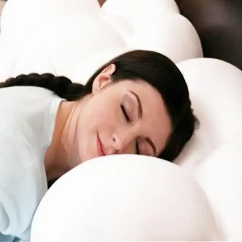 Sleep pillow, soft bed pillow micro-egg-shaped pillow, breathable cervical foam pillow, 3D all-round deep sleep pillow