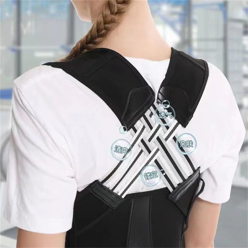 Posture Corrector for Women and Men, Adjustable Shoulder Posture Brace, Back Straightener Posture, Used for Middle Upper Spine