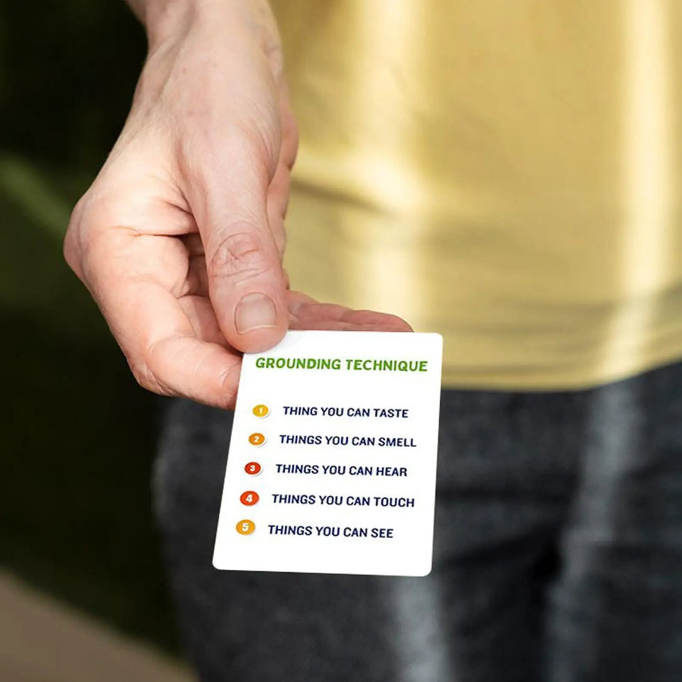 52 Double Sided Mental Health Cards Portable Feelings Emotions Learning Tool for Social Situations Stress Management Mind Brain