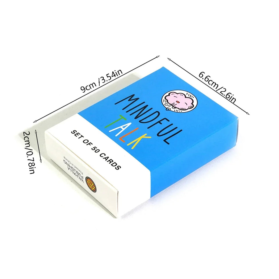 Mindfulness Dialogue Game Cards for School Children, Children, and Parents Mindfulness Dialogue Cards