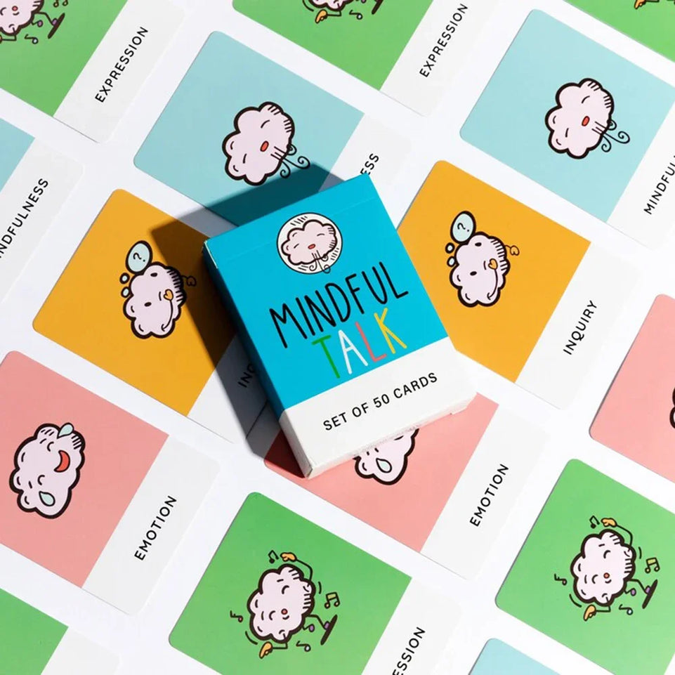 Mindfulness Dialogue Game Cards for School Children, Children, and Parents Mindfulness Dialogue Cards